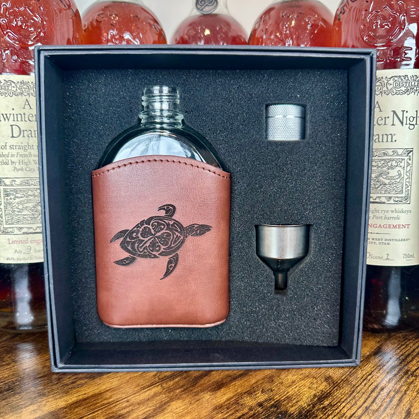 Hawaiian Turtle Flask